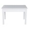 International Concepts Rectangle Table with Lift Up Top For Storage, 24 W, 33.1 L, 22.2 H, Wood, White JT08-2532L - alternate 4